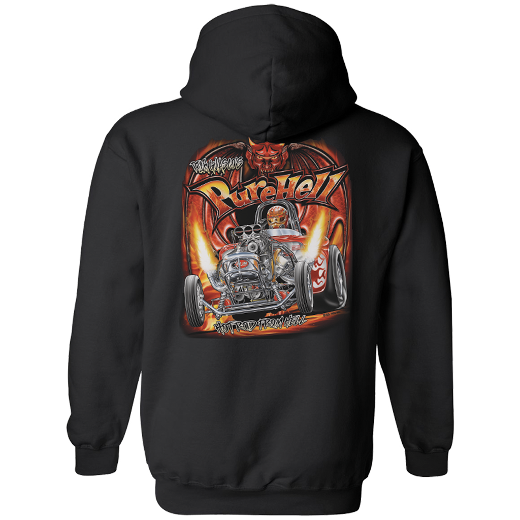 Rich Guasco's Pure Hell AA/FA - Hot Rod from Hell Hoodie