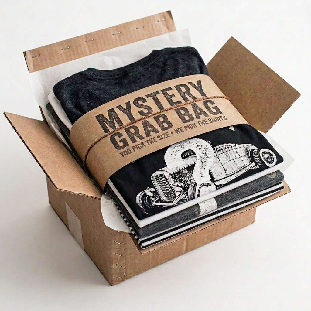 Mystery Grab Bag - 5 Tees for $60